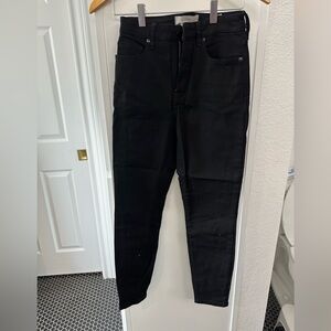 EVERLANE Black High-Waisted Jeans